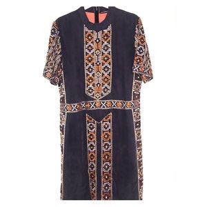 Kas New York Luton Embroidered A-Line Dress